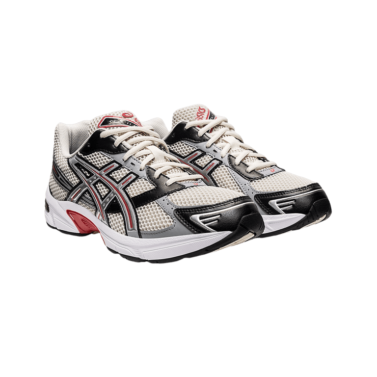 ASICS Gel-1130 Smoke Grey Pure Silver Red Angle 0