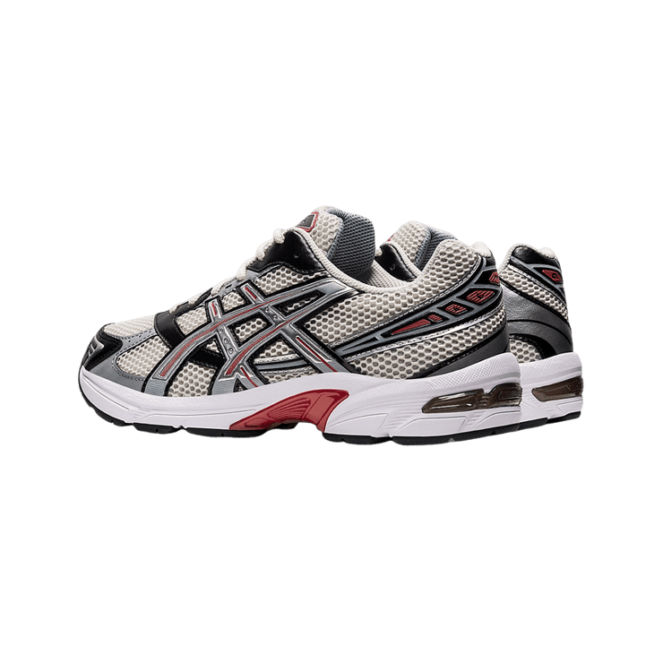 ASICS Gel-1130 Smoke Grey Pure Silver Red Angle 1