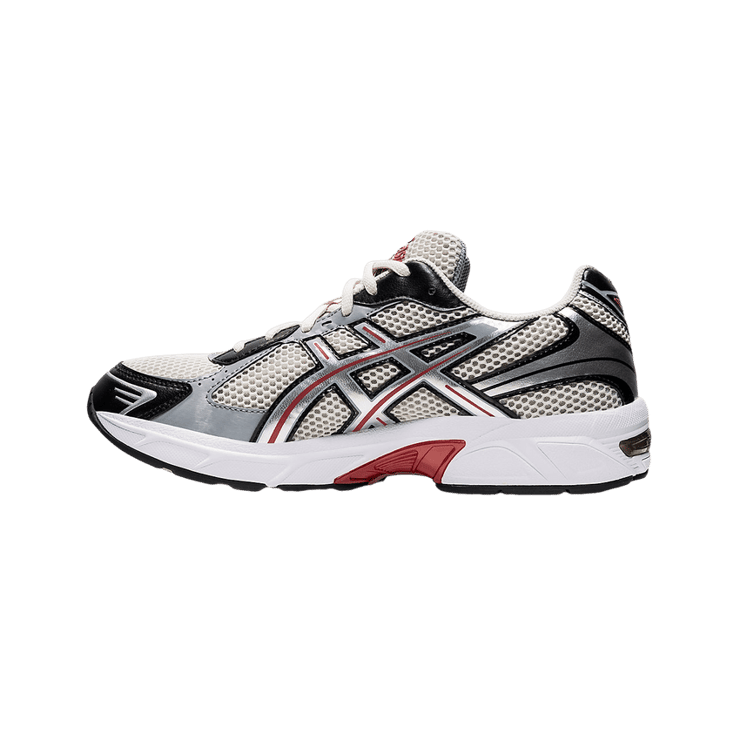 ASICS Gel-1130 Smoke Grey Pure Silver Red Angle 2