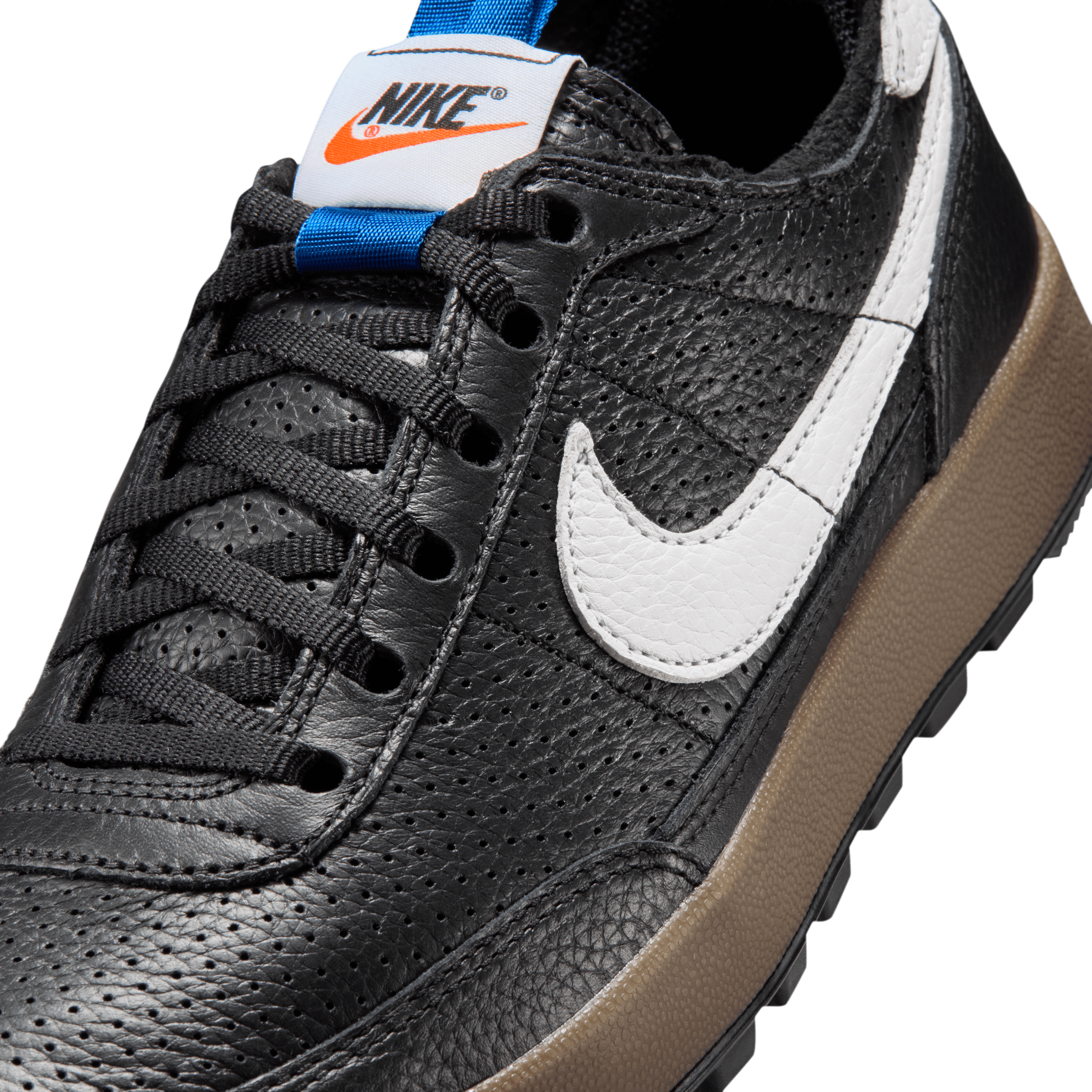 NikeCraft General Purpose Shoe Tom Sachs Black White Team Royal Angle 6