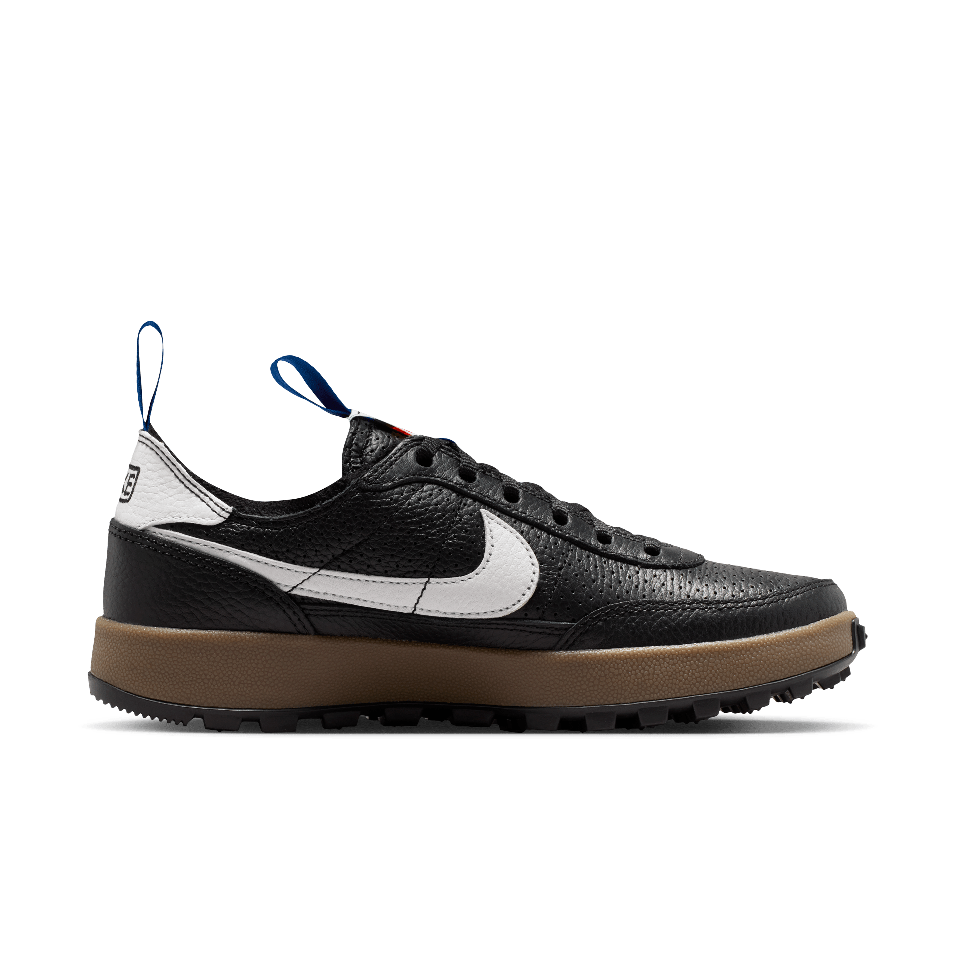 NikeCraft General Purpose Shoe Tom Sachs Black White Team Royal Angle 2