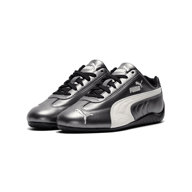 Puma Speedcat Metallic Black Warm White (W) Angle 5