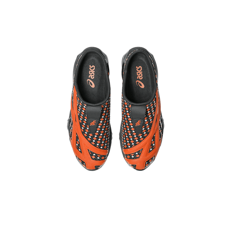 ASICS Novalis Gel-Styrax Kiko Kostadinov Obsidian Grey Rust Orange Angle 4