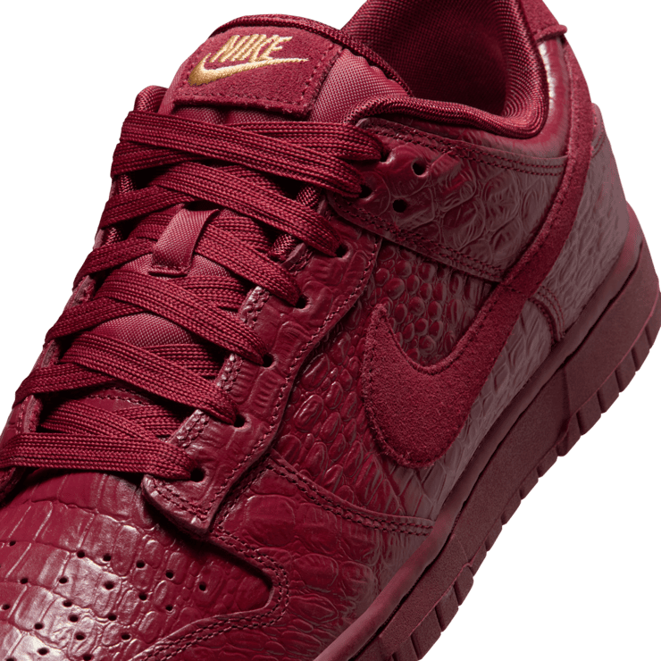 Nike Dunk Low Team Red Croc (W) Angle 7