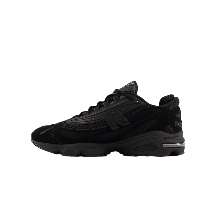 New Balance 1000 Black Grey Suede Angle 0
