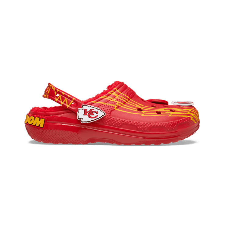 Crocs Classic Lined Clog NFL Kansas City Chiefs Angle 1