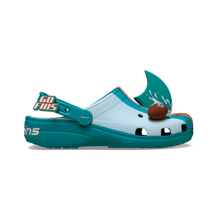 Crocs Classic Clog NFL Miami Dolphins Angle 1