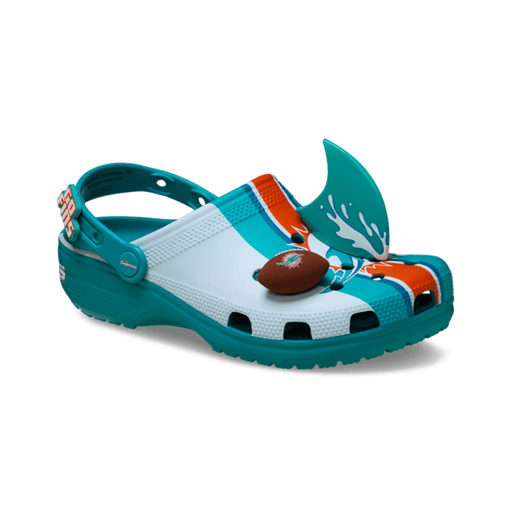 Crocs Classic Clog NFL Miami Dolphins Angle 3