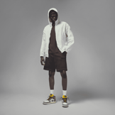 Air Jordan 1 Mid SE White Cave Stone Angle 5