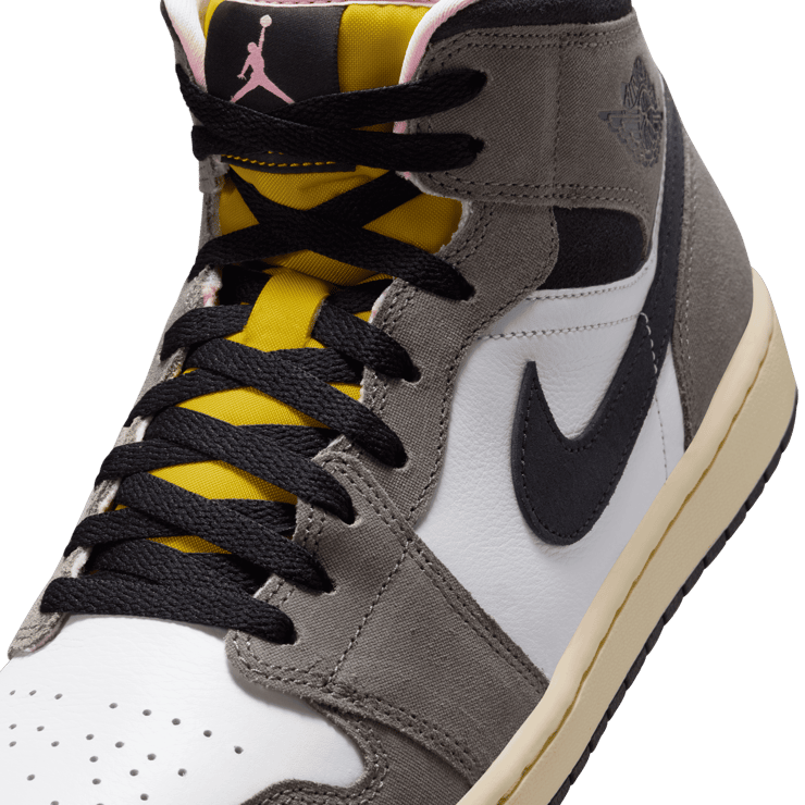 Air Jordan 1 Mid SE White Cave Stone Angle 6