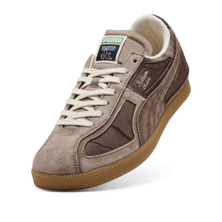 Puma Brasil KidSuper Panels Espresso Brown Angle 3