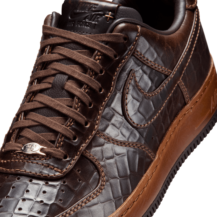 Nike Air Force 1 Low Brown Croc Angle 7