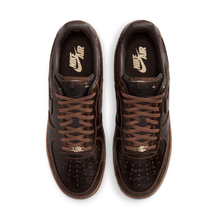 Nike Air Force 1 Low Brown Croc Angle 4
