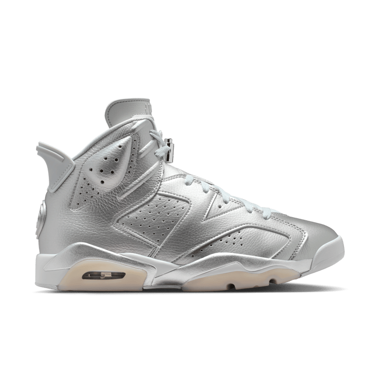 Air Jordan 6 Retro PSG Metallic Silver Angle 4