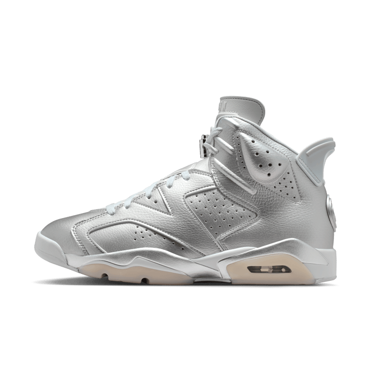 Air Jordan 6 Retro PSG Metallic Silver Angle 1