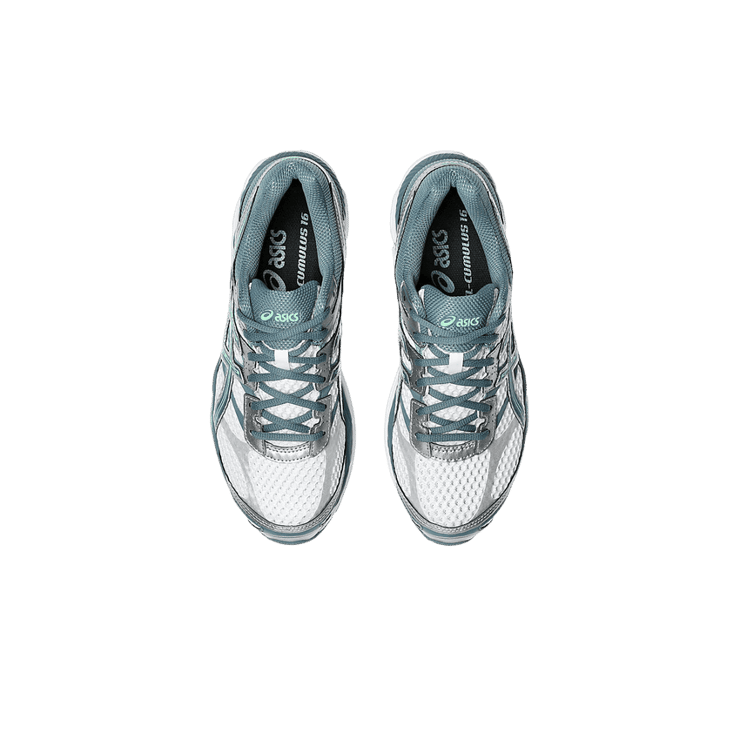 ASICS Gel-Cumulus 16 White Ironclad Angle 4