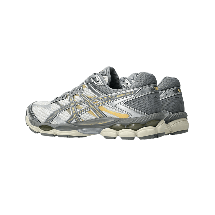 ASICS Gel-Cumulus 16 Cream Clay Grey Angle 1