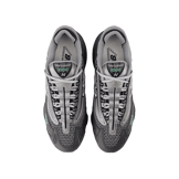 New Balance 1000 Dark Silver Metallic Lime Leaf Angle 1