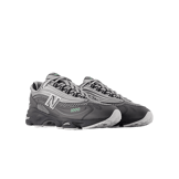 New Balance 1000 Dark Silver Metallic Lime Leaf Angle 2