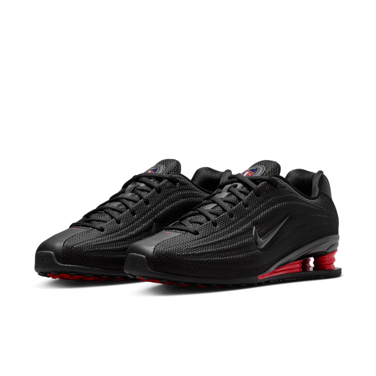 Nike Shox Z Black University Red Angle 2