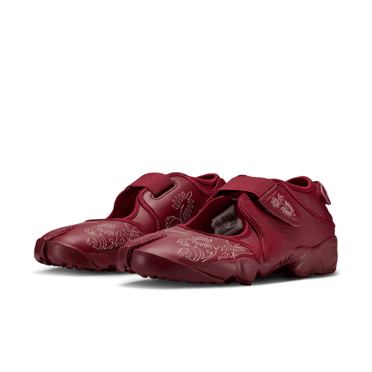 Nike Air Rift Leather Team Red (W) Angle 2