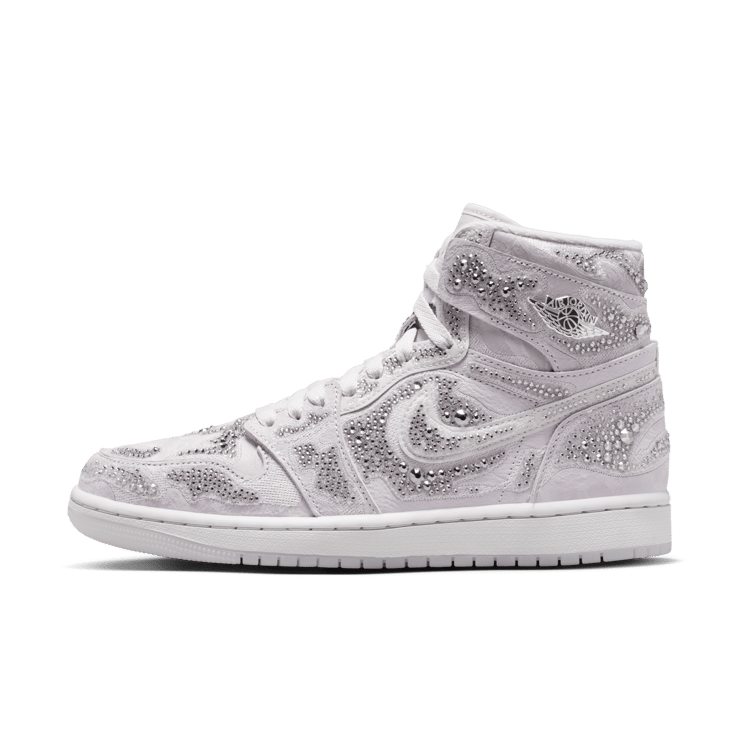 Air Jordan 1 Retro High OG Swarovski Vast Grey (W) Angle 0