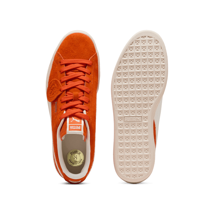 Puma Suede Charles F. Stead Orange Glo Angle 1