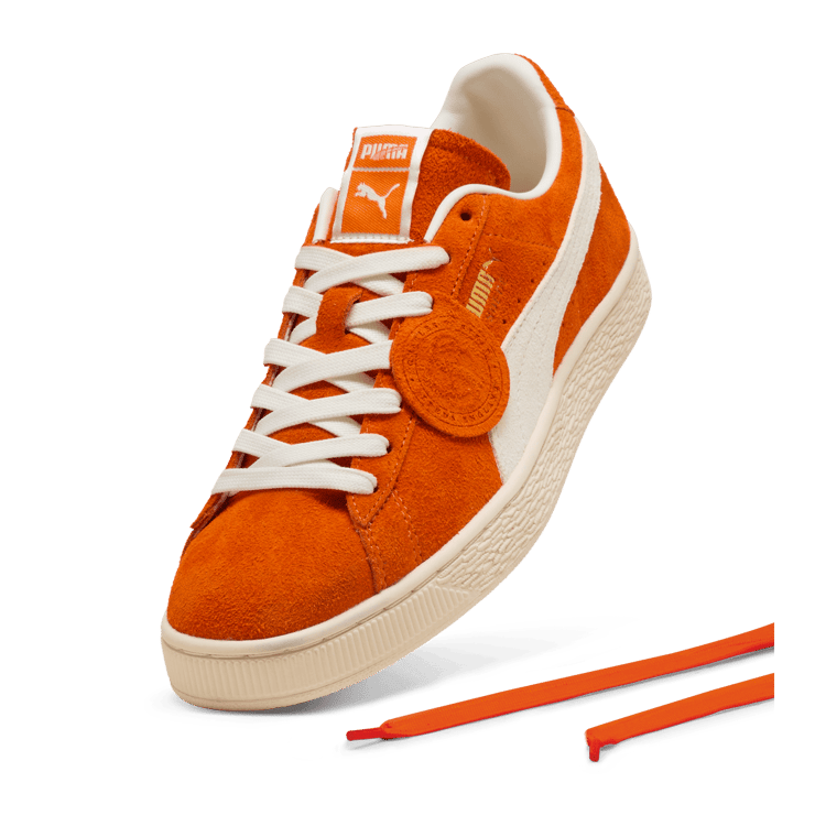 Puma Suede Charles F. Stead Orange Glo Angle 3