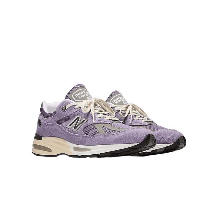 New Balance 991v2 Made in UK Dusk Purple Sage Angle 2
