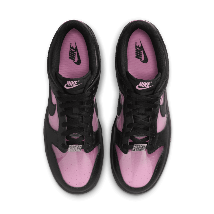 Nike Dunk Low Black Pink Rise Angle 5