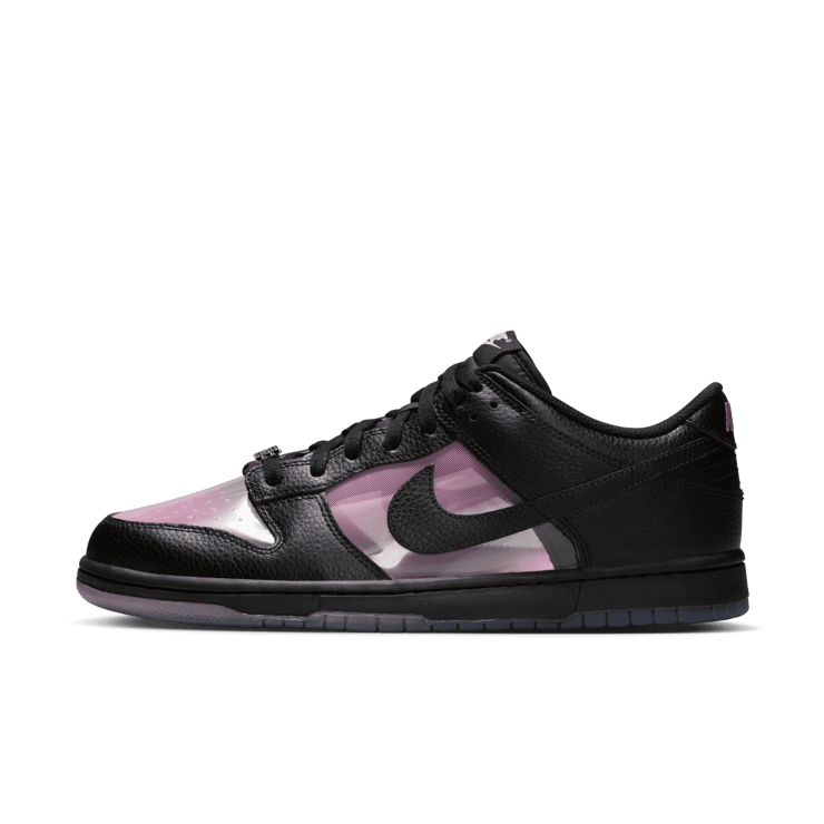 Nike Dunk Low Black Pink Rise Angle 0