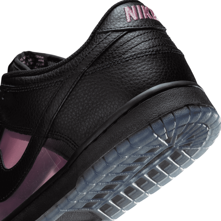 Nike Dunk Low Black Pink Rise Angle 7