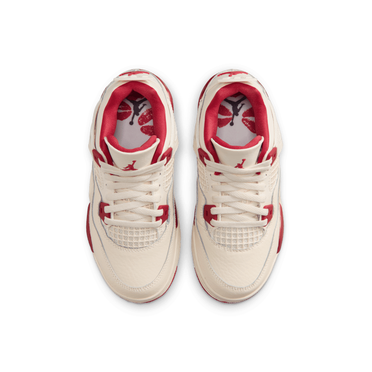 Air Jordan 4 Retro Pale Ivory Sierra Red (PS) Angle 1