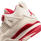 Air Jordan 4 Retro Pale Ivory Sierra Red (PS) Angle 7