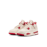 Air Jordan 4 Retro Pale Ivory Sierra Red (PS) Angle 5