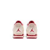 Air Jordan 4 Retro Pale Ivory Sierra Red (PS) Angle 4