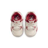 Air Jordan 4 Retro Pale Ivory Sierra Red (TD) Angle 5