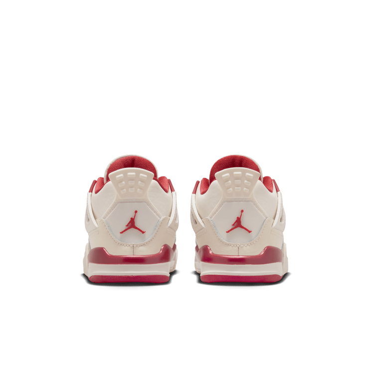 Air Jordan 4 Retro Pale Ivory Sierra Red (TD) Angle 4