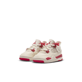 Air Jordan 4 Retro Pale Ivory Sierra Red (TD) Angle 0