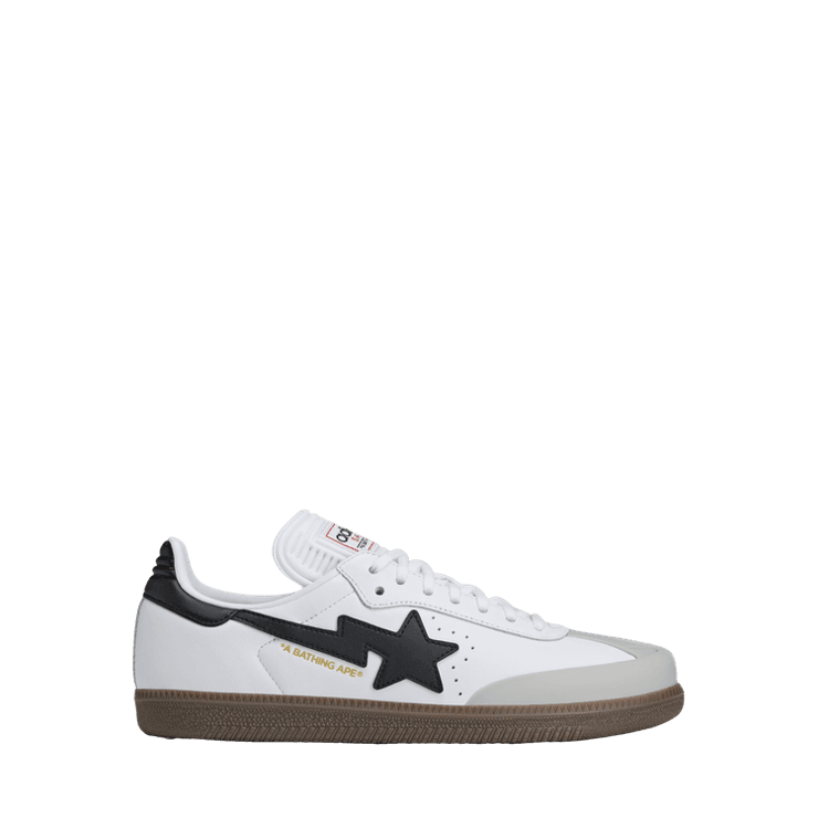 adidas Samba Bape White Black Gum Angle 0