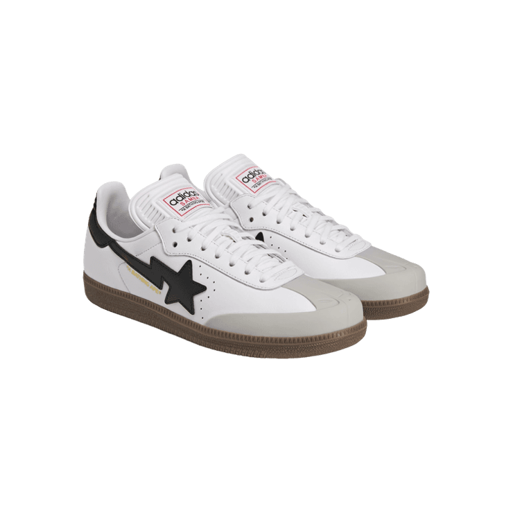 adidas Samba Bape White Black Gum Angle 4