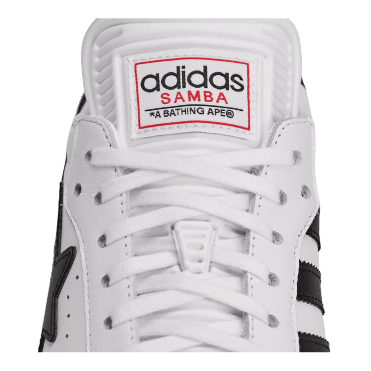 adidas Samba Bape White Black Gum Angle 6
