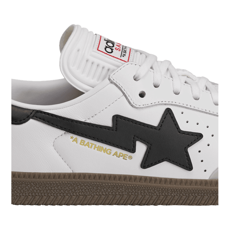 adidas Samba Bape White Black Gum Angle 7