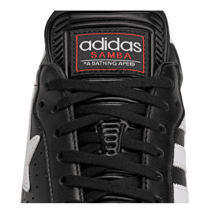 adidas Samba Bape Black White Gum Angle 6