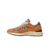 New Balance 991v2 Made in UK Gold Earth Angle 0