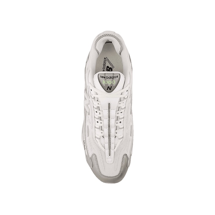 New Balance 1000 White Silver Mint Flash Angle 1