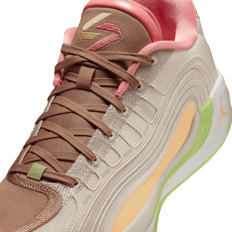 Jordan Luka 4 Light Orewood Brown Tangerine Angle 2