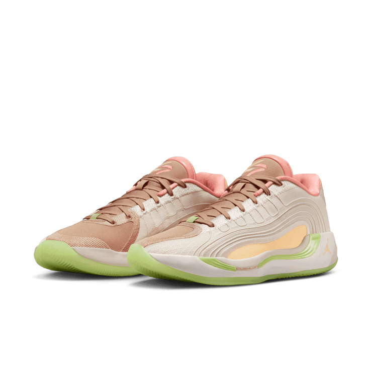 Jordan Luka 4 Light Orewood Brown Tangerine Angle 0