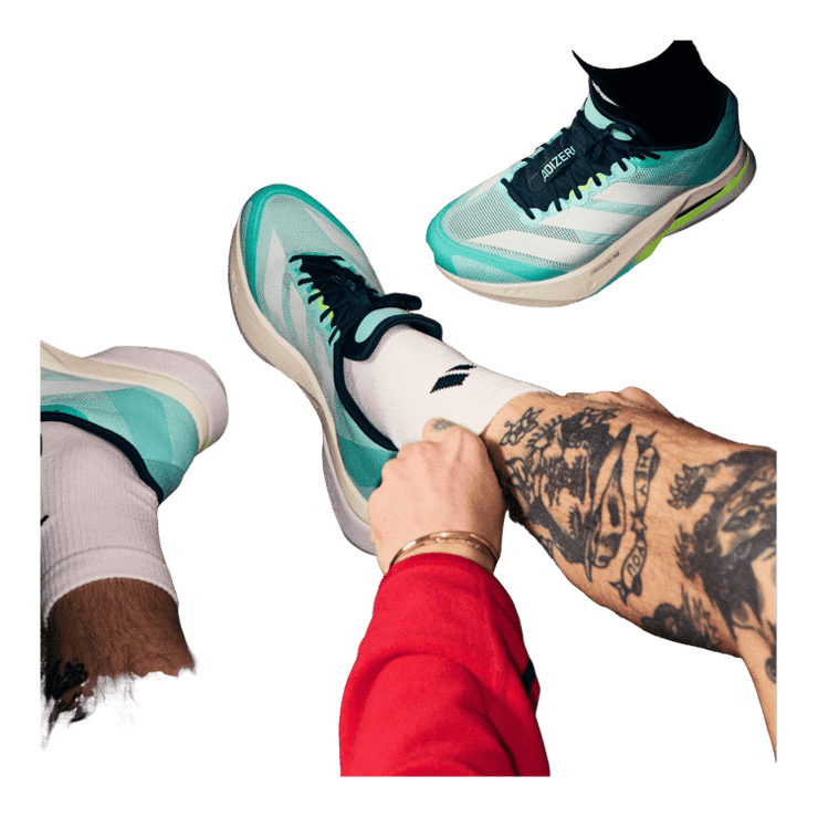 adidas Adizero Boston 13 Flash Aqua Angle 19