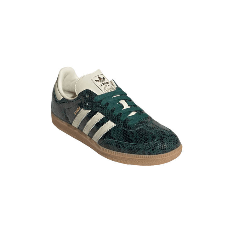 adidas Samba OG Green Snakeskin Angle 4